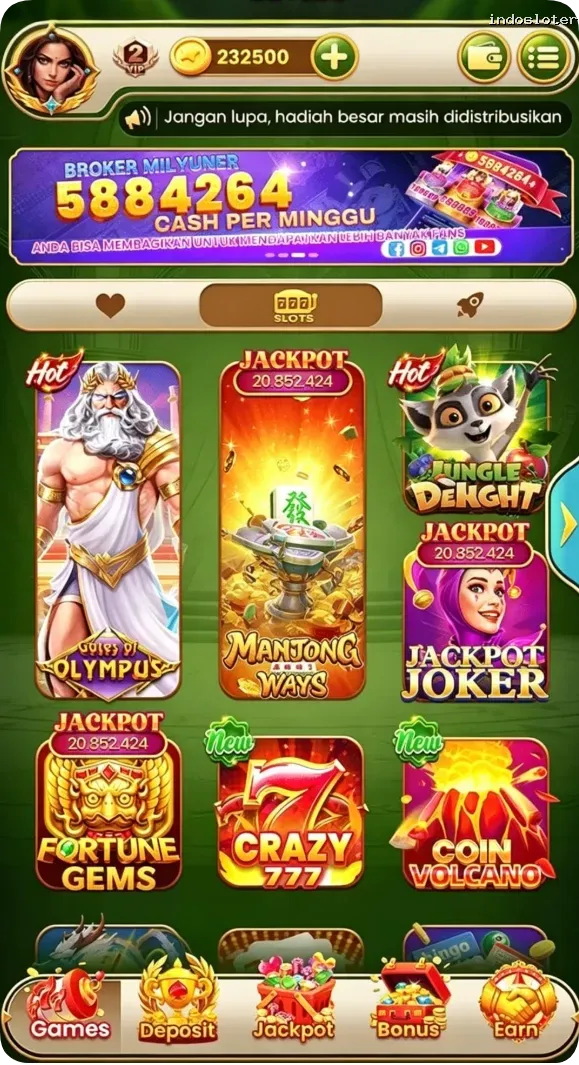 indosloter Preview - Resmi Unduh